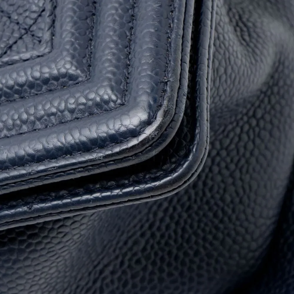 Chanel Caviar Leather New Medium Boy Bag